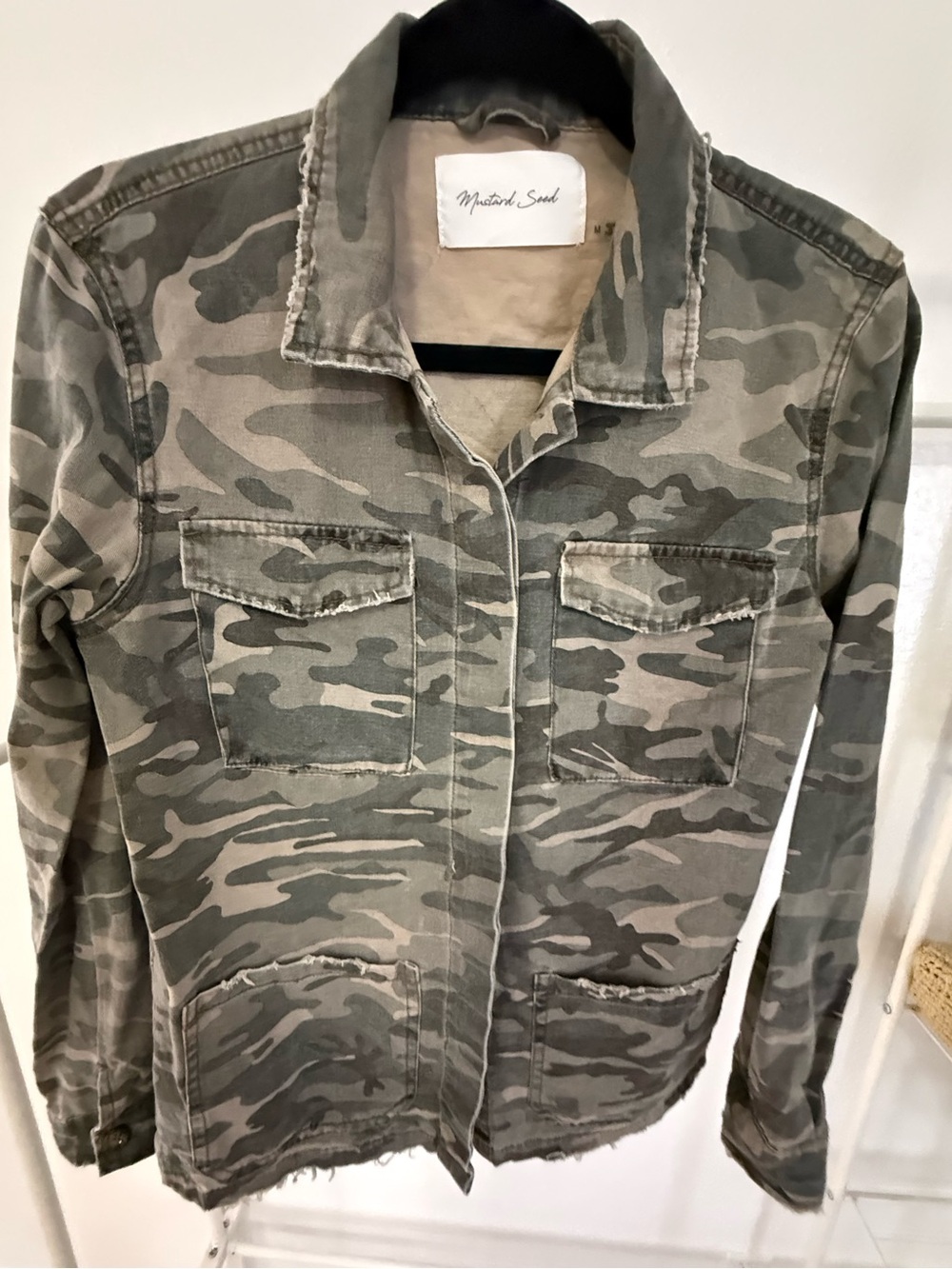 Mustard Seed Camouflage Utility Jacket